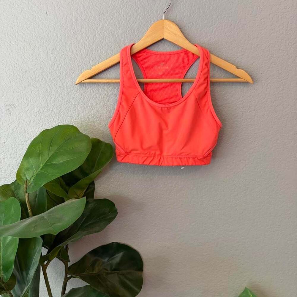 Athleta Women's Orange and Pink Bra